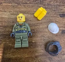 LEGO City Volcano Explorer minifigure from 2016