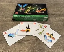 LEGO: The Insect Collection (21342) 4 INSTRUCTION BOOKS ONLY, Plus Empty Box.