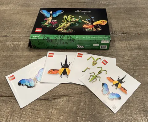 LEGO: The Insect Collection (21342) 4 INSTRUCTION BOOKS ONLY, Plus Empty Box.