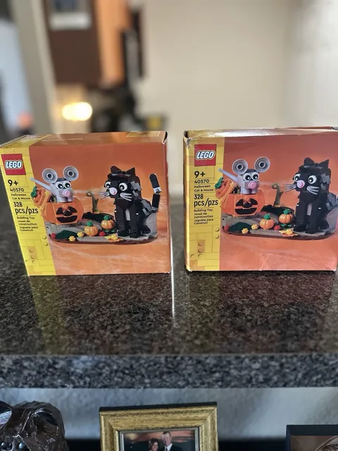 NEW LEGO Halloween Cat & Mouse. Factory Sealed - Retired 2023. 2 boxes