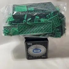 Bulk Green Lego Lot Plants, Plates, Studs