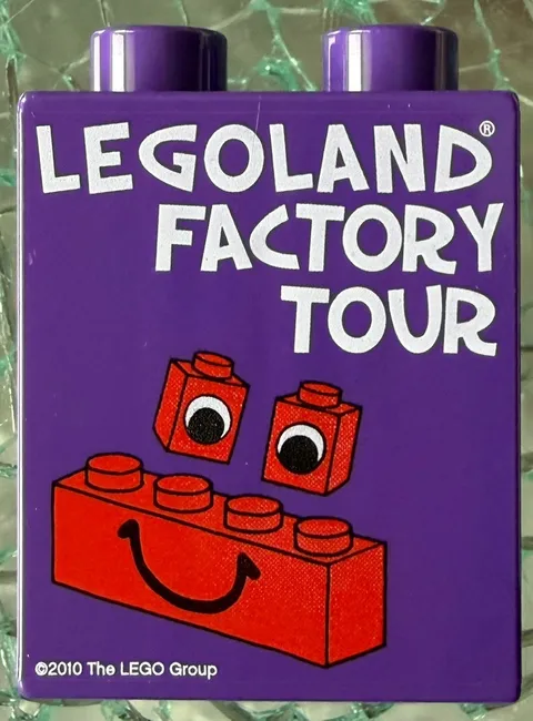 Lego Duplo 2010 The Lego Group LEGOLAND FACTORY TOUR Brick
