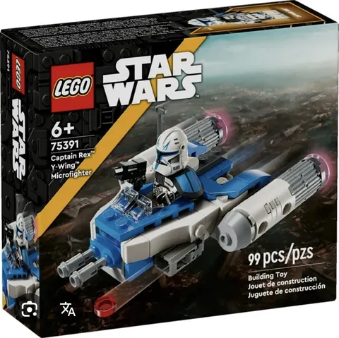 LEGO Star Wars: Captain Rex Y-Wing Microfighter (75391) New Damaged box