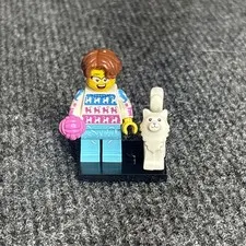 Lego Cat Lover Minifigure Collectible Hair White Sweater Series 27 CMF Complete