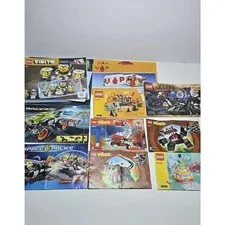 Lego Instruction Manuals Only Books Lot