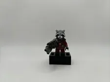Lego Marvel Super Heroes Rocket Raccoon (5002145) Minifigure. Good Condition 