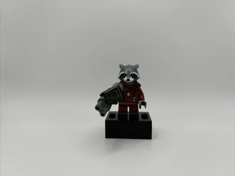 Lego Marvel Super Heroes Rocket Raccoon (5002145) Minifigure. Good Condition 