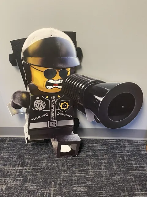 Lego Minifigure Good Cop Bad Cop Store Display 34” Tall And Wide Large
