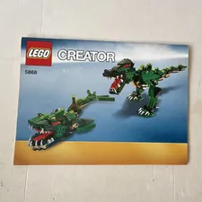 LEGO CREATOR Set 5868 Illustrated Instruction Manual Booklet 5868