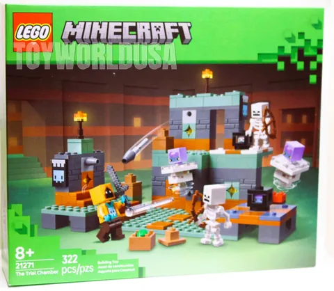 Lego #21271 MINECRAFT The Trial Chamber Building Toy Set