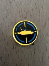LEGO 4150px16 Tile Yellow Aquazone 2x2 Submarine 1990s