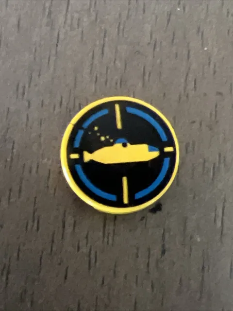 LEGO 4150px16 Tile Yellow Aquazone 2x2 Submarine 1990s