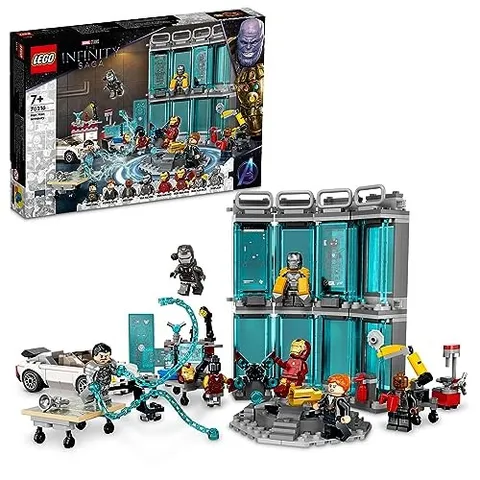 LEGO Super Heroes Marvel The Infinity Saga Iron Man's Armory 76216 Toy Block