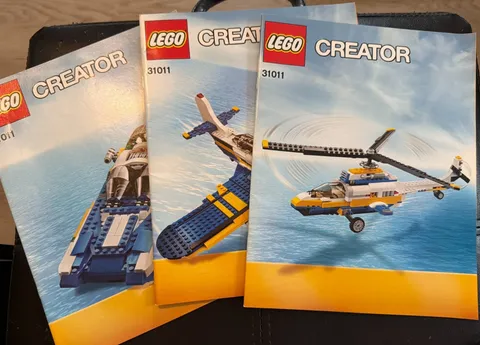 LEGO 31011 Creator 3-in-1 Aviation Adventures  ALL 3 Manuals - MANUALS ONLY