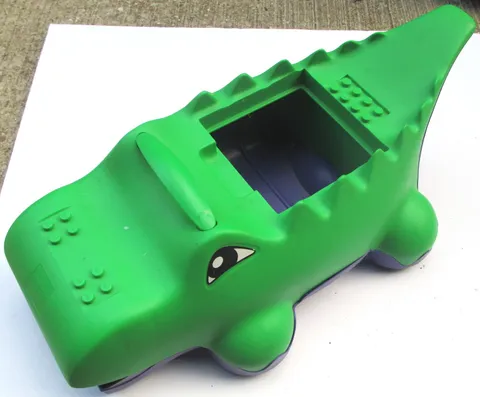 LEGO DUPLO BLOCK-O-DILE CROCODILE ALLIGATOR green sweeper storage children lot2