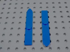 LEGO Lot of 2 Blue Ski Skis Sports Gear Utensil Minifig BT
