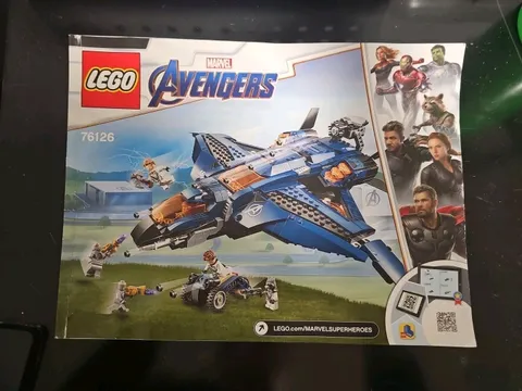 LEGO 76126 Marvel Avengers Ultimate Quinjet Instruction Manual Only