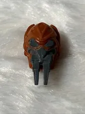 Lego Minifigure Head Modified Kel Dor W/Dark Bluish Gray Mask (Plo Koon)