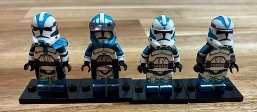 Pack Of 4 Custom Lego AVFigures Tukk Squad Clone Minifigures