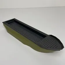 Lego 62791 Boat Hull (Olive Green) + Top 54101 (Dark Bluish Gray) Set 70006