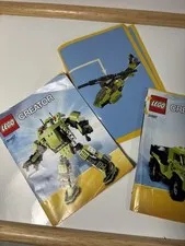 LEGO Creator Power Mech 31007 3 In 1 Lime Green Instructions Only