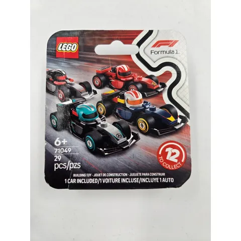 Lego Formula 1 Series 1 Mystery Box 71049 F1 Race Car Building Toy New Sealed