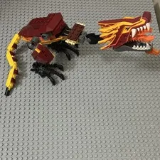 LEGO NINJAGO Ninjago Dragon Parts Lot Head Wings Body Pieces Printed