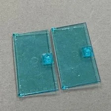 Lego 60616 Transparent Aqua Blue Replacement Add-on Pieces Parts Lot 2