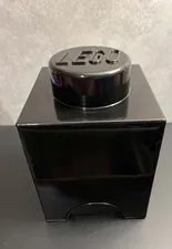 LEGO Storage Brick 1-Stud – Black