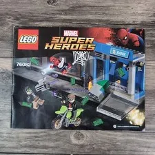 LEGO 76082 Marvel Super Heroes Spider-Man ATM Heist Battle MANUAL ONLY