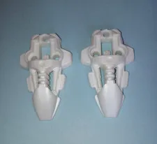 2 Bionicle Lego 44138 in White Rahkshi Foot Feet Genuine Lego Parts WYSIWYG IRL