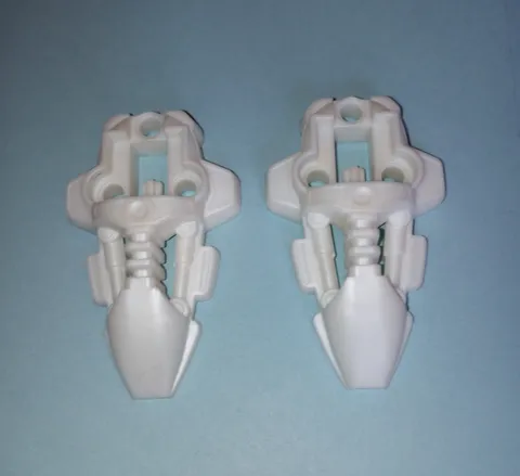 2 Bionicle Lego 44138 in White Rahkshi Foot Feet Genuine Lego Parts WYSIWYG IRL