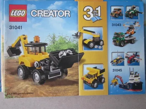 Lego Building Instructions Instruction Creator 31041, 3 in 1