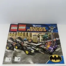 Lego DC Batman: Batmobile & Two Face Chase 6864 complete 