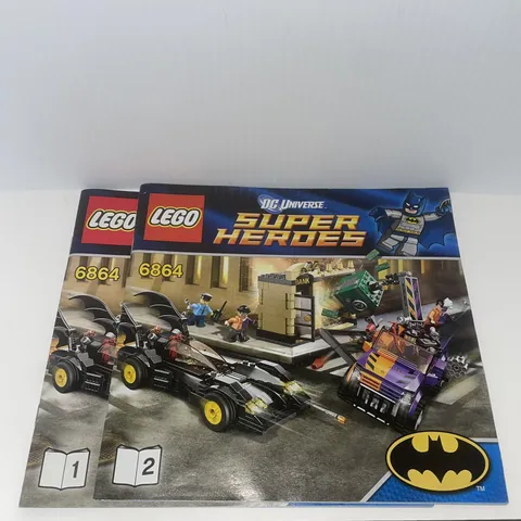Lego DC Batman: Batmobile & Two Face Chase 6864 complete 
