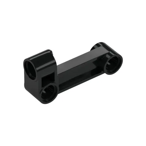 LEGO 18x Black Technic, Pin Connector Perpendicular 2 x 4 Bent  inv.603
