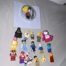 LEGO Minifigure Lot Mixed Characters Plastic Figures Assorted