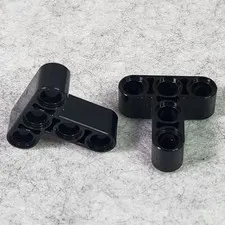 LEGO 60484 Technic T Shape Liftarm Thick 3x3  Black x2 Genuine