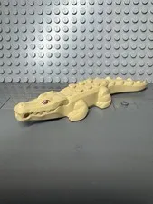 LEGO Tan Alligator Crocodile Red Eyes (70419 ) minifigure Animal Pin Tail