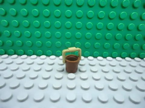 Lego 1 Reddish Brown 1x1 Barrel Bucket Pail Container NEW