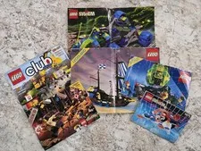 Vintage LEGO Instruction Manuals Lot (6) Pirates 6274 Space 6919 Club Catalogs