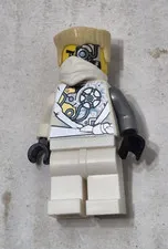 Authentic Lego Ninjago Minifigure Zane Techno Robe Rebooted Battle Damage