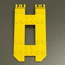Lego Vehicle Base Trailer Yellow 30263 Replacement Add-on Part Piece
