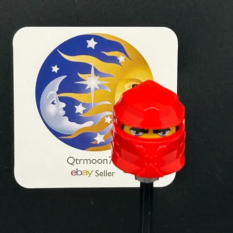LEGO Brand KNIGHTS KINGDOM Large Figure SANTIS Visor PART ~47472~ RED x1