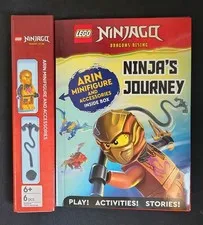 LEGO NINJAGO Ninja's Journey Activity Book; Arin Minifigure w/ Accessories; NEW