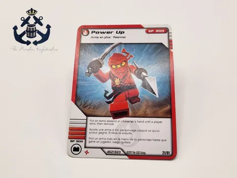 LEGO 2011 NINJAGO Masters of Spinjitzu Game Card #21 Power Up 4621820 2111 2172