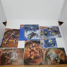 Vintage 2001-2004 Lego Manual Instructions Lot Of 7 Life On Mars + Alpha Team