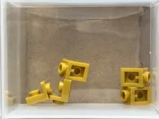 LEGO Parts - Pearl Gold Bracket 1 x 1 - 1 x 1 Inverted - No 36840 - QTY 5