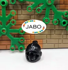(S12 / 10 / 17) LEGO x167 Headgear Helmet Castle Closed Face Grill Black