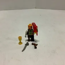 Vintage Lego Pirate Captain Red Beard Mini Figure